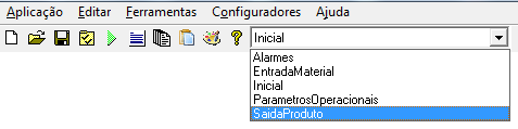 Para criar uma tela nova no SuperView, proceda conforme descrito a seguir: 1. Dê um clique duplo sobre o ícone TELAS na janela CONFIGURAR. Será apresentada a janela CONFIGURAR TELAS. 2.