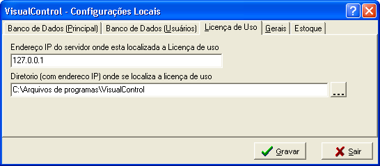 Instalação 15 Observação: Em ambas as telas os espaços destinados as Usuário e Senha do Banco não deveram ser alterados.