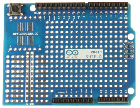 Shields Arduino Proto Shield Testar circuitos rapidamente;