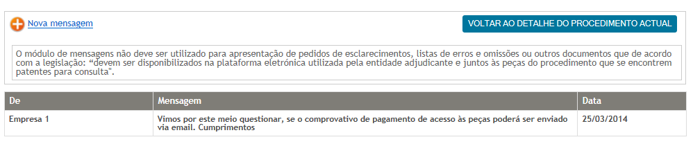 11.4.2 Mensagens - Envio 1. 3 Selecionar destinatários 2. 4 Redigir mensagem 3. 5 Enviar mensagem 3 5 4 4.