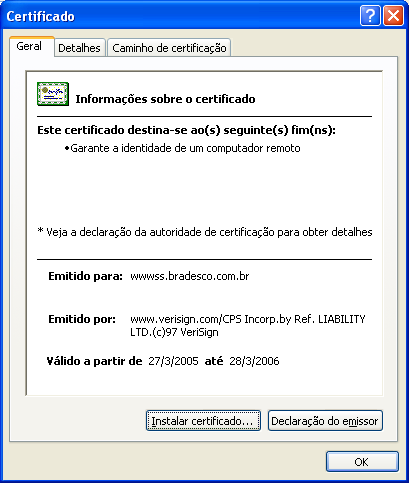 SEGURANÇA NA INTERNET O Internet Explorer informa a você se o site é seguro exibindo o endereço precedido por HTTPS e um ícone de cadeado
