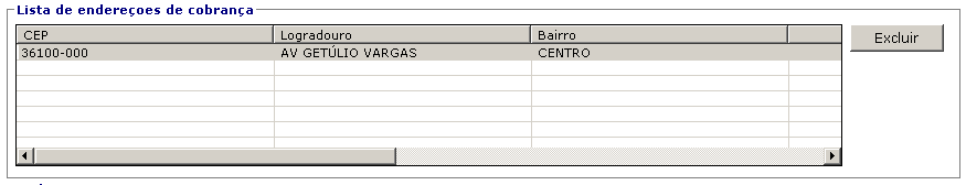 CIDADE: Nome da cidade do cliente. UF: Sigla da Unidade Federativa do cliente.