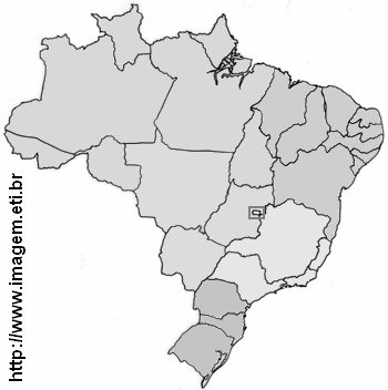 b) CITE o nome dos paralelos e dos meridianos encontrados nos planisférios e nos globos terrestres. Questão 06 ( Valor: 1,0 ) OBSERVE o mapa e RESPONDA. Brasil: Divisão Regional.