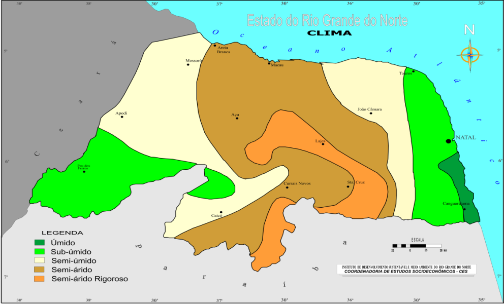 40 MAPA 18: CLIMA DO RIO GRANDE DO NORTE Fonte: IDEMA 2.