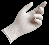 LUVA DE PROTEÇÃO EM LÁTEX Utilizada para proteção das mãos contra umidade, e produtos químicos (cozinha, laboratórios, construção civil, etc.