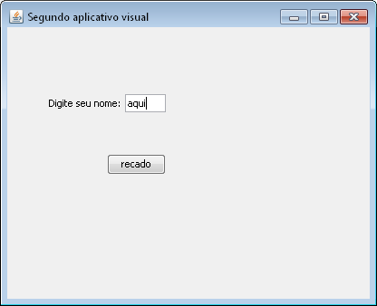 Acrescente a este método a linha de comando que está em destaque a seguir: private void jbutton1actionperformed(java.awt.event.actionevent evt) { // TODO add your handling code here: System.