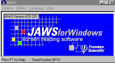 Leitores de Telas para Windows - JAWS Jaws Informações e versões demo em http://www.lerparaver.com/jaws e http://www.