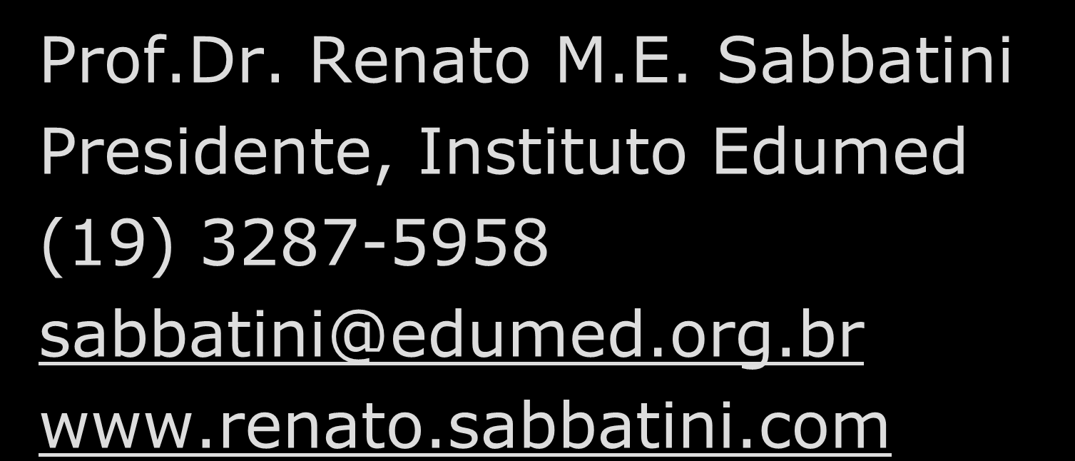 Contato Prof.Dr. Renato M.E.