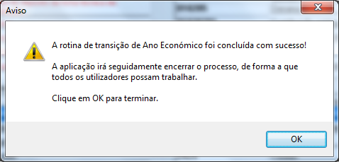 Se clicar no botão Sim, e se algumas correspondências ficaram por estabelecer (propositadamente ou acidentalmente), será apresentada a seguinte mensagem ao utilizador: Se clicar no botão Não, o