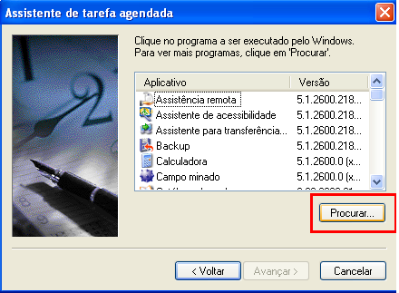 Figura 179 Painel de Controle Tarefas Agendadas Adicione a tarefa agendada.