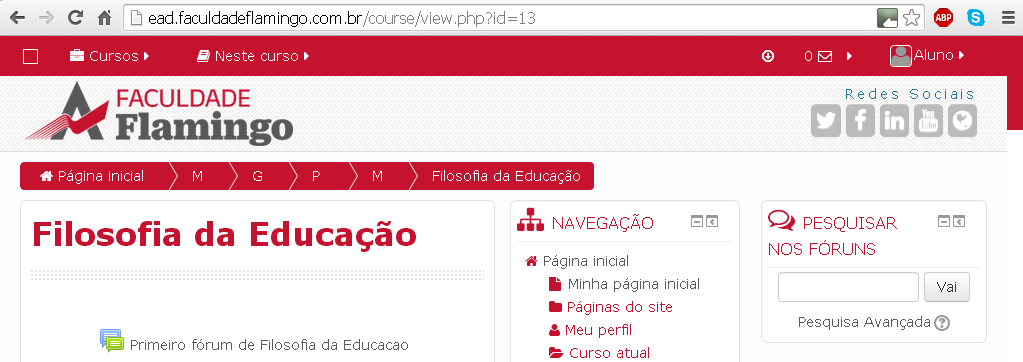 19 Neste arquivo consta: Sugerimos que você leia o material das aulas em sequência, uma vez que os temas são desencadeados na lógica preparada pelo professor.