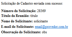 Entre com os dados requisitados e clique em entrar com alguma observação que julgar relevante:. O SAGe irá mostrar mais uma tela onde você pode Clique em.