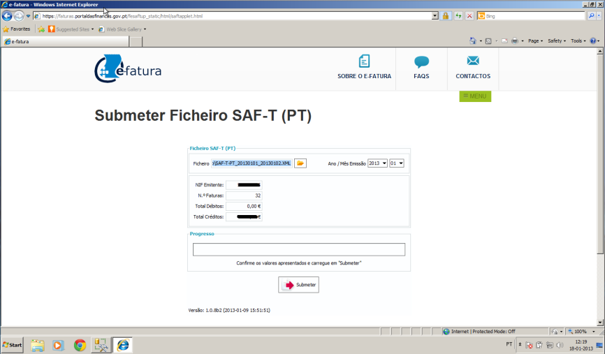 II Comunicação de faturas à AT 3.