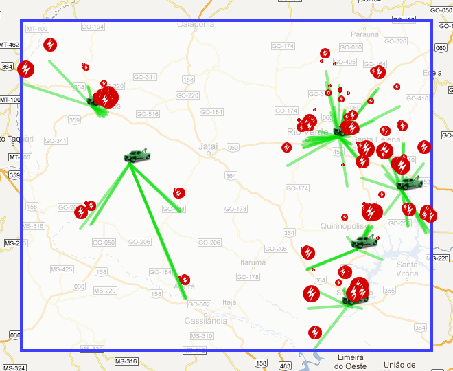 5.2 Localização das Viaturas 77 A linha 10 do Algoritmo 5.3 explicita a forma como o custo é finalmente calculado em função das alocações previamente realizadas.