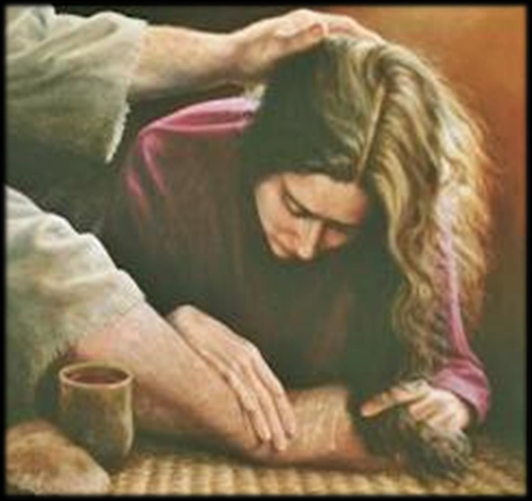 Neste jantar, Jesus não expulsa nem rejeita a mulher. Pelo contrário, acolhe-a com respeito e ternura. Descobre nos seus gestos um amor limpo e uma fé agradecida.