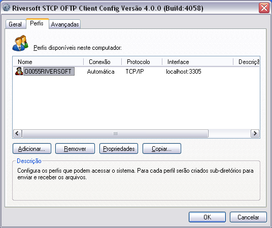 Configuração do STCP OFTP Client para comunicação SSL3 1.