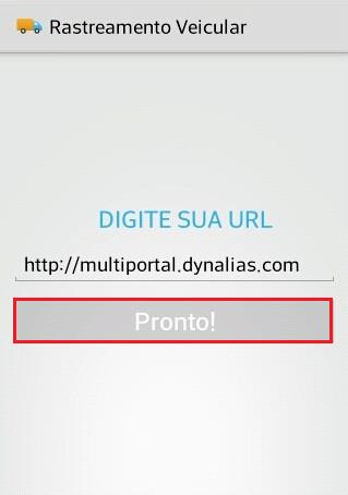 Neste exemplo utilizaremos a URL de testes da Multi Portal, através do link http://multiportal.