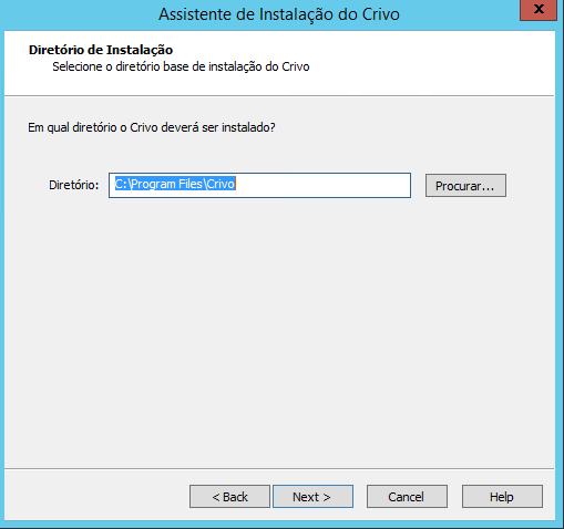 Manual de Instalaçã Criv 4 Página 14 Figura 10 - Assistente de Instalaçã d Criv "Recmendações" 6. Após leitura das recmendações para instalaçã, clique em Next : 7.