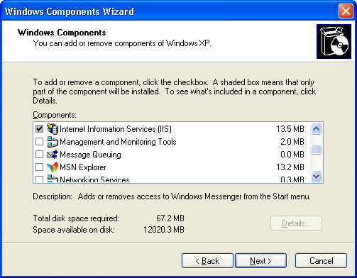 Passo 4 Clique em Iniciar > Painel de Controle > Adicionar ou Remover Programas > Adicionar/Remover Componentes do Windows.