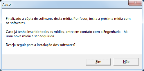 ETAPA 4 - INSTALAÇÃO DOS SOFTWARES 1. Após o sistema operacional ser iniciado, insira o DVD de softwares e aguarde a reprodução automática. Clique em Executar Autorun.cmd quando for requisitado.