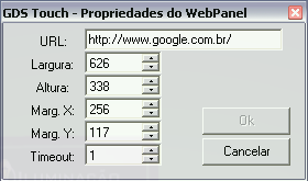 Ações: Abrir Programa: abre um programa quando o Botão inserido for clicado Animação: move para uma área, para uma zona ou um equipamento específico Delay: gera um atraso de tempo (muito útil quando