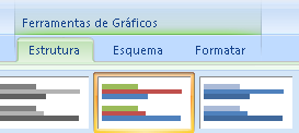 Ferramentas Os comandos no Friso são os que utiliza com mais frequência.