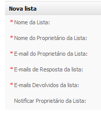 3 - Passos para concluir o envio de uma campanha Para efetuar o envio de uma campanha siga os passos a seguir: WebEnvios - Soluções em E-Mail Marketing Crie uma lista de contatos com o nome de sua