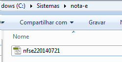 O Assistente irá informar ao final a quantidade de notas geradas.