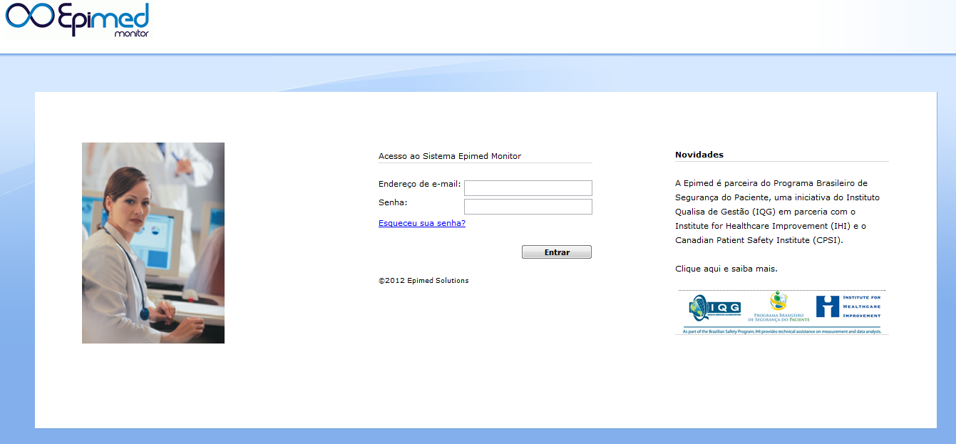 Página de acesso : www.epimedmonitor.