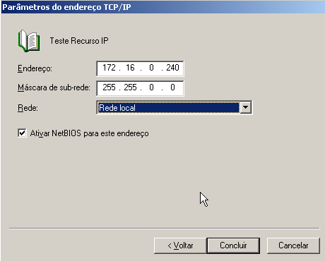 6. Testes Finais o Criar um novo grupo conforme abaixo: o Colocar o grupo on-line.