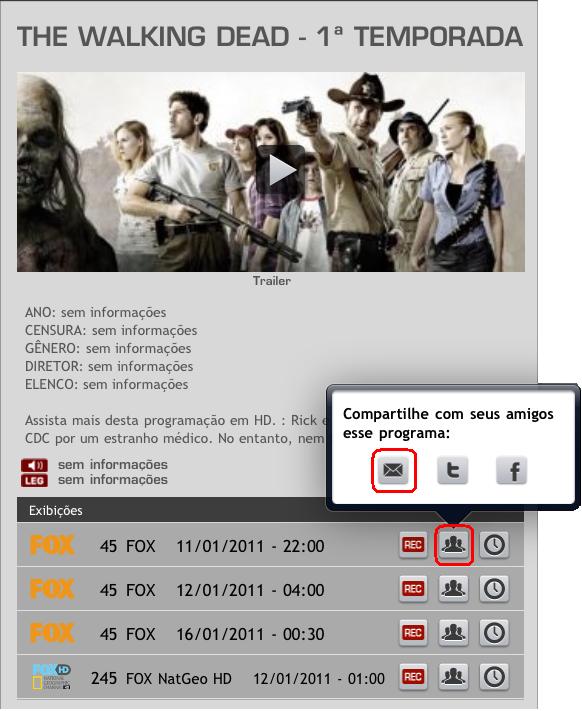 14 de Março de 2011 Aplicativo SKY XIX. COMPARTILHANDO PROGRAMAÇÃO i.