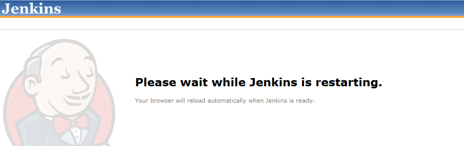 Capítulo 1 - Introdução sobre Integração Contínua 14 O Jenkins vai perguntar se realmente deseja reiniciar o servidor, caso deseje clique no botão OK e aguarde.