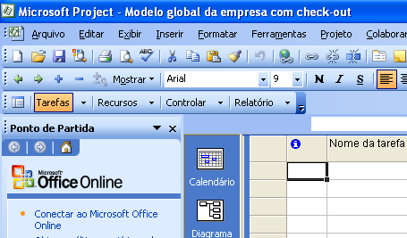 122 Global 3 BACKUP DO MODELO GLOBAL DA EMPRESA O Microsoft Office Project Professional, permite ao usuário fazer um backup do Modelo Global da Empresa em uma unidade de disco rígido como medida de