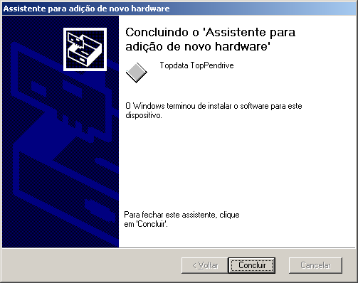 Manual de Instruções TopPendrive - MP07301-01 Rev 06-03/05/2010 PG - 31-8º Passo: Verificação da assinatura digital.