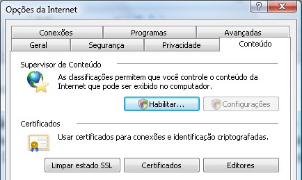 Teste de Comunicação Após a instalação do Certificado Pessoal, é necessário efetuar o teste de comunicação entre o Adicion e o Portal da Secretaria da