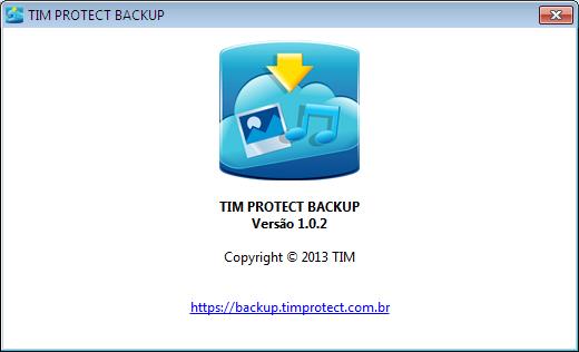 5 Sobre Em Sobre você visualiza a versão do Tim Protect Backup instalado em seu