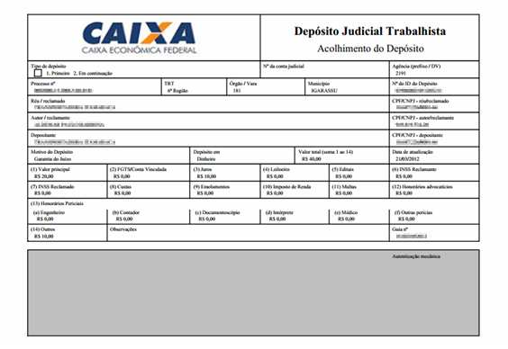 usuário. A impressão é feita através do ícone exibido na coluna Ação da respectiva guia.