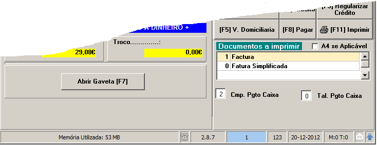 Se definir um Pagamento para um Sujeito Passivo o Sifarma vai obrigar ao preenchimento dos campos de identificação do Utente.