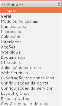 2.2. MENU DEFINIÇÕES 61 Permite-lhe alterar as licenças que se prendem com a utilização do programa, como a validade, os utilizadores, etc.