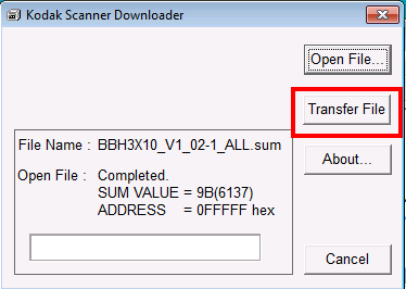 Etapa 3: agora você pode usar o programa "DIpro32k2.exe" para fazer download do firmware correto para o scanner. Inicie o programa DIpro32k2 no diretório Downloader do arquivo ZIP descompactado.