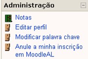 O Moodle visto pelo aluno Recursos