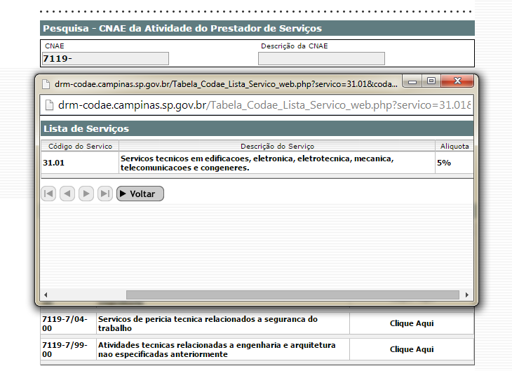 Título do documento O erro abaixo está documentado no layout da NFS-e de Campinas e ocorre sempre que o cliente transmitir uma nota fiscal de serviços, no qual foi prestador e o campo de Tributação