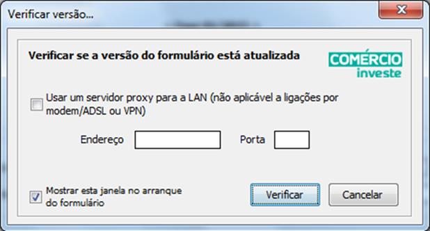 Após o download do formulário de candidatura (java) deverá executar (com um duplo clique) o ficheiro.