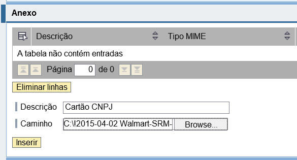 Dados adicionais: Selecione sua opção para envio de comunicações por e-mail relativos a pedidos de compra, novos ou modificados.