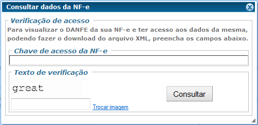 6.1.1 Consulta de NF-e Funcionalidade disponível apenas para usuários da versão GNF-e Saas INTEGRATED e PREMIUM.