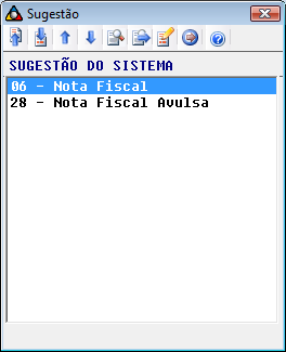 Modelo do Documento Fiscal: Informar o modelo do documento fiscal escriturado no movimento de saídas, a ser utilizado na geração do SPED Fiscal.