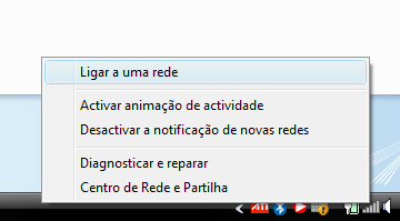 Windows VISTA. Parte-se do principio que o certificado está instalado. 1.