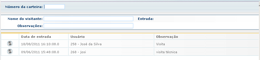 12.1.1 Mensagens de alerta da tela Armário 13 VISITANTE Durante a utilização da tela Armário, poderão ser exibidas algumas mensagens. Informa que o número de armário digitado não está cadastrado.