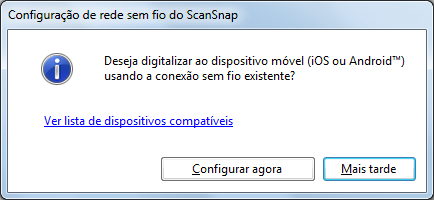 Instalando no Windows 12. Siga as instruções da tela para verificar a conexão entre o ScanSnap e o computador.