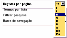 Localização das tabelas do sistema Os nomes das tabelas e ficheiros de conversão de caracteres assim com a sua localização no servidor devem ser registados no ficheiro tables.cip.